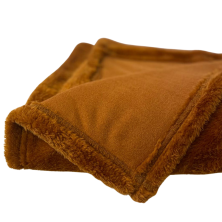 Manta sherpa color camel 1,50 m x 1,20 m