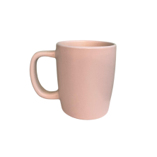 Taza de ceramica crema mate